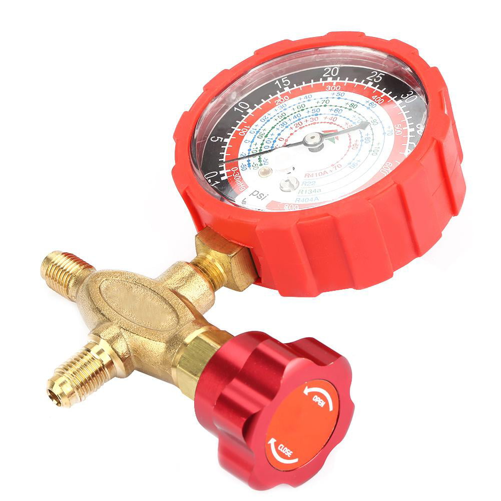 Manifold Gauge Air Condition Manifold Gauge Manometer & Valve 800psi 55kgf/cm² With Visual Mirror fit For R12 R502 R22 R410 R134A Refrigerants 
