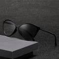 thumbnail image 4 of Cat Eye Reading Glasses for Women with Light Sensitive Photochromic Lenses Blue Light Blocking Readers PC Frame,Magnification 1.0x, black, 4 of 10
