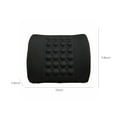 thumbnail image 2 of Mmeneyy 1pc Lumbar Massage Car Massage Cushion Lumbar Support Car Seat Back Support Waist Cushion, 2 of 6