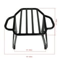 thumbnail image 3 of Fjpacemt 26" Sissy Bar Backrest Luggage Rack for 2009-24 Motorcycle HD Ultra Road King Street Glide, 3 of 11