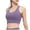 Purple, variant on Womens Bras Shock-absorbing Gathering Collection And Complementary Breast Color Matching Edging No Wear Sports Bra Bras for Women No Underwire Black S