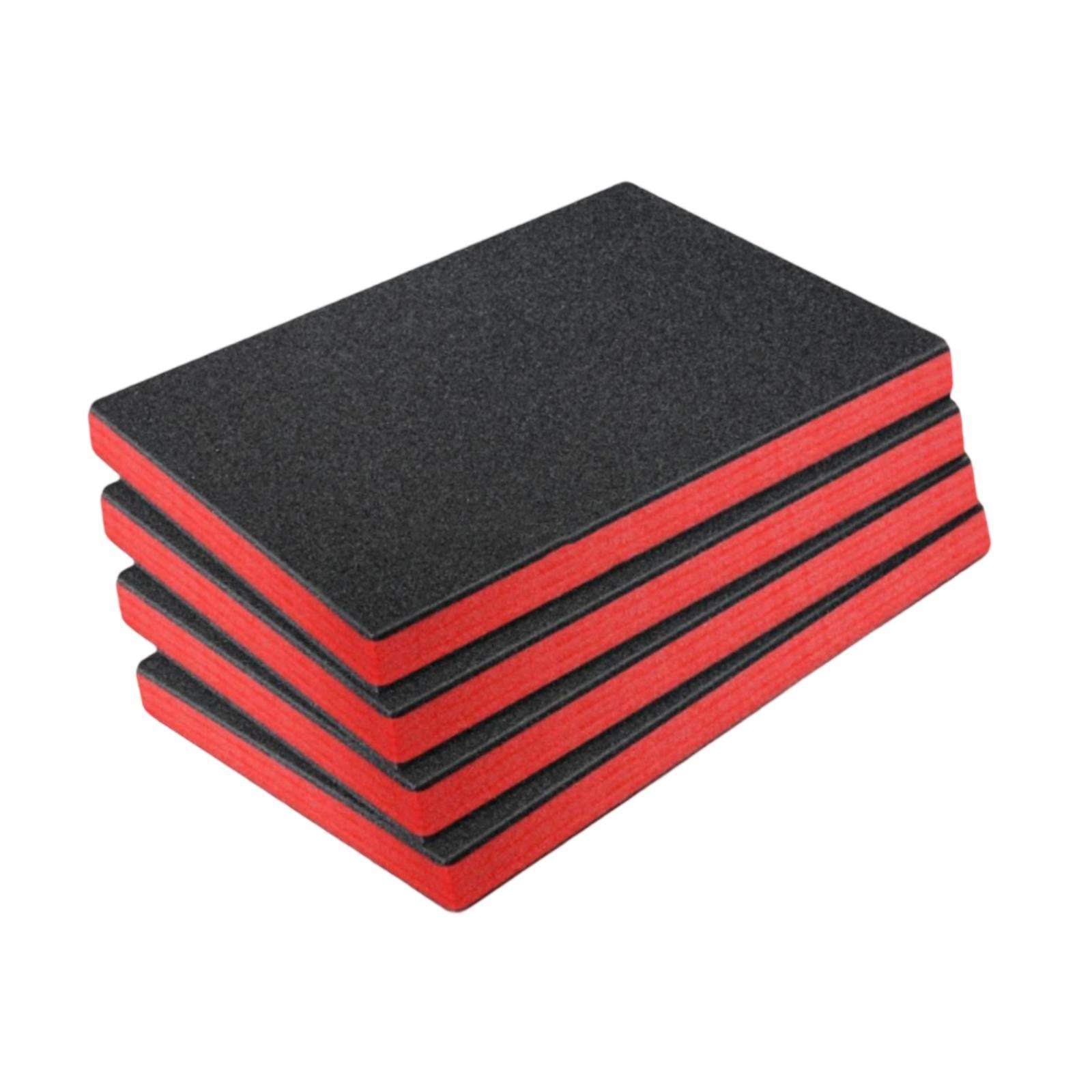 4 Pcs Toolbox Foam Inserts Tool Box Liner Foam Sheets Cuttable EPE Foam for Cases and Drawers Protection
