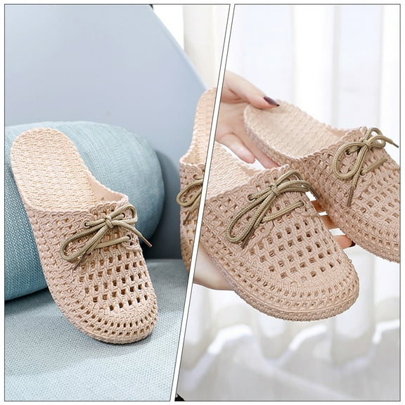 Worgeous 1 Pair Beach Shoes Summer Sandals Hollow-out Sandals Adults Summer Shoes