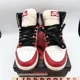 thumbnail image 3 of Ni - ke Ni - ke Air Jordan 1 Retro High OG Spider-Man Shoes DV1753-601 GS Size 4.5Y USED, 3 of 5