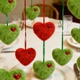 thumbnail image 6 of Tupukom Valentines Decor ON SALE Valentine's Day 6 Pcs Plush Heart Hanging Ornaments, Romantic Valentines Tree Hanging Decorations, Valentine's Party Table Decor, 6 of 7