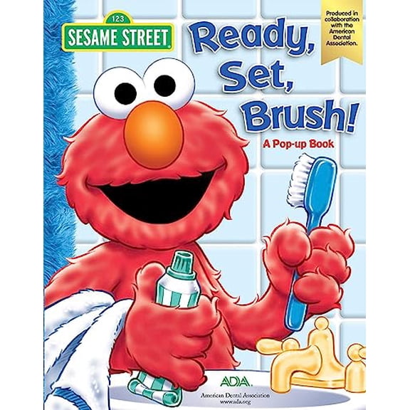 Pre-Owned Sesame Street Ready, Set, Brush! a Pop-Up Book (Hardcover) 0794440630 9780794440633