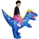 thumbnail image 2 of Blue Glasses Tyrannosaurus Inflated Costume Comfortable Lightweight Show Costume for Unisex Women Men, 2 of 4