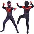 thumbnail image 1 of Holy Day Spider-Man Mallas Niños Cosplay Rendimiento Ropa Pequeño Negro Araña Miles Héroe Disfraz（170 yardas）, 1 of 4