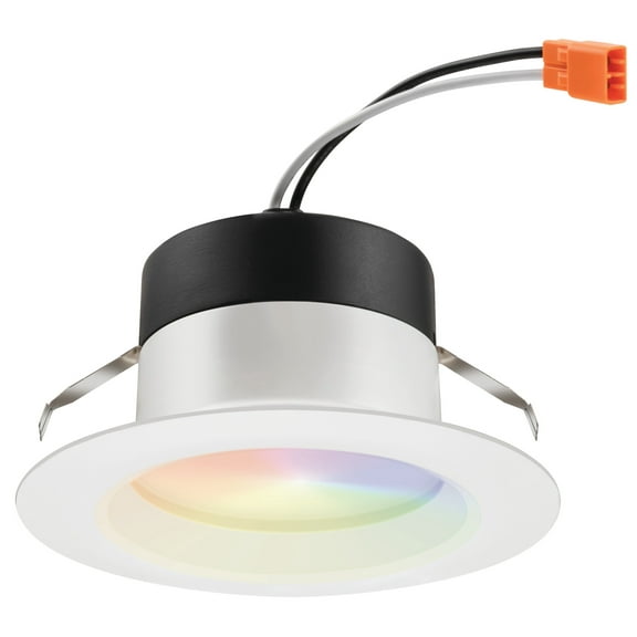 Juno Lighting Rb4sc Rgbw L/Sktwhip M6 Retrobasics Smart 4" Integrated Rgb Led Recessed