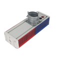 thumbnail image 4 of Luces estroboscópicas de seguridad vial LED rojas y azules para construcción de carreteras, destello integrado mediano, señal de advertencia alimentada por energía solar, 4 of 8