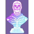 thumbnail image 2 of Junior's Fortnite Skull Trooper All Hail Glow  Graphic Tee Purple X Large, 2 of 3