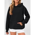 thumbnail image 4 of Womens Oversized Hoodies Waffle Sweatshirts Fall Fashion Pullover Sweaters Winter Clothes, 4 of 9