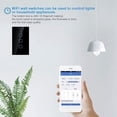 thumbnail image 4 of WiFi Touch Screen Switch, Remote Switch with Highly Sensitive Touch Keys, Suitable for Alexa Google, SIRI Voice Control, 3 Way AC, 4 of 5