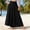 Black, variant on Tqcoqu Women's High Waist Flowy Maxi Skirt Pleated Casual Long Skirt with Pockets,Black,Women's S-XXL