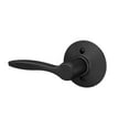 thumbnail image 4 of Schlage F170DEL622LH Delfayo Lever with Standard Trim One Sided Non-Turning Dummy Door Handle, Matte Black, 4 of 5