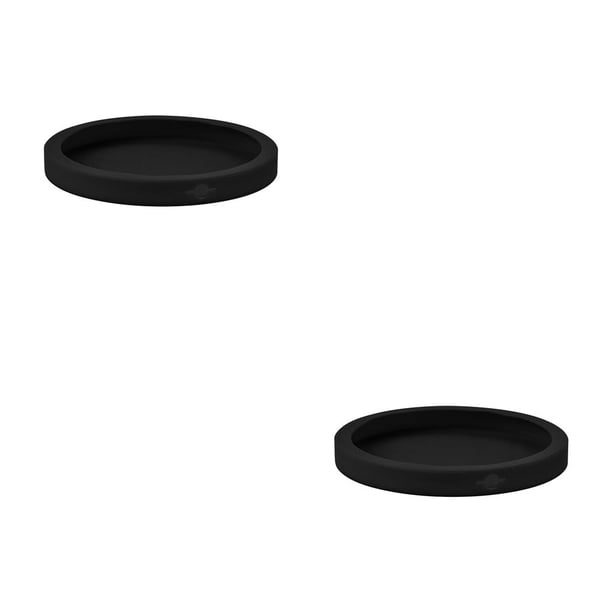 sweethay Nueva funda de cargador inalámbrico, funda protectora de silicona para cargador de teléfono, repuesto para , Negro 2Conjunto