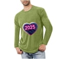 thumbnail image 1 of Blusas y camisas de manga larga con cuello redondo para hombre, deportivas, fitness, hogar, pijamas navideños estampados, camiseta de manga larga con cuello redondo, blusa de poliéster para hombre, 1 of 3