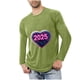 thumbnail image 1 of Blusas y camisas de manga larga con cuello redondo para hombre, deportivas, fitness, hogar, pijamas navideños estampados, camiseta de manga larga con cuello redondo, blusa de poliéster para hombre, 1 of 3