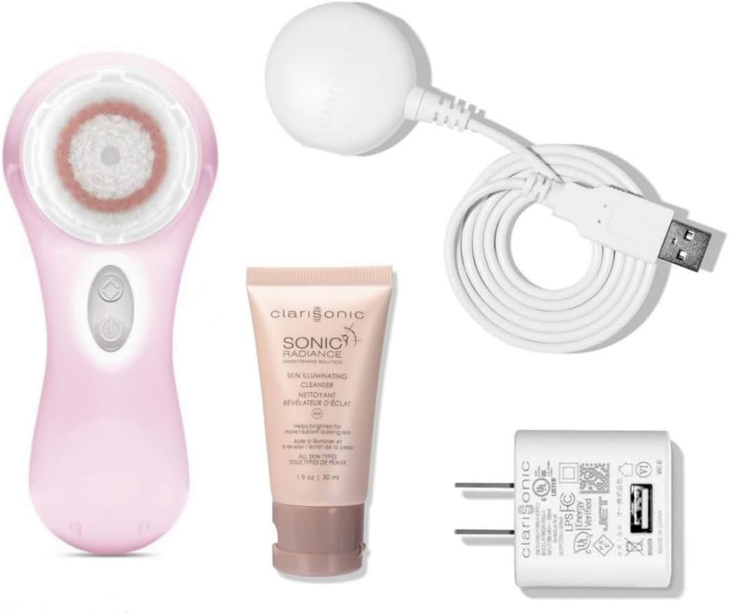 洗顔グッズ clarisonic Mia Sonic Skin Cleansing Clarisonic Facial Cleansing Brush System with Two Sonic Speeds