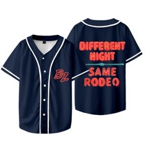 Bailey Zimmerman Different Night Same Rodeo Baseball Jacket Tee Women Men Short Sleeve T-Shirts