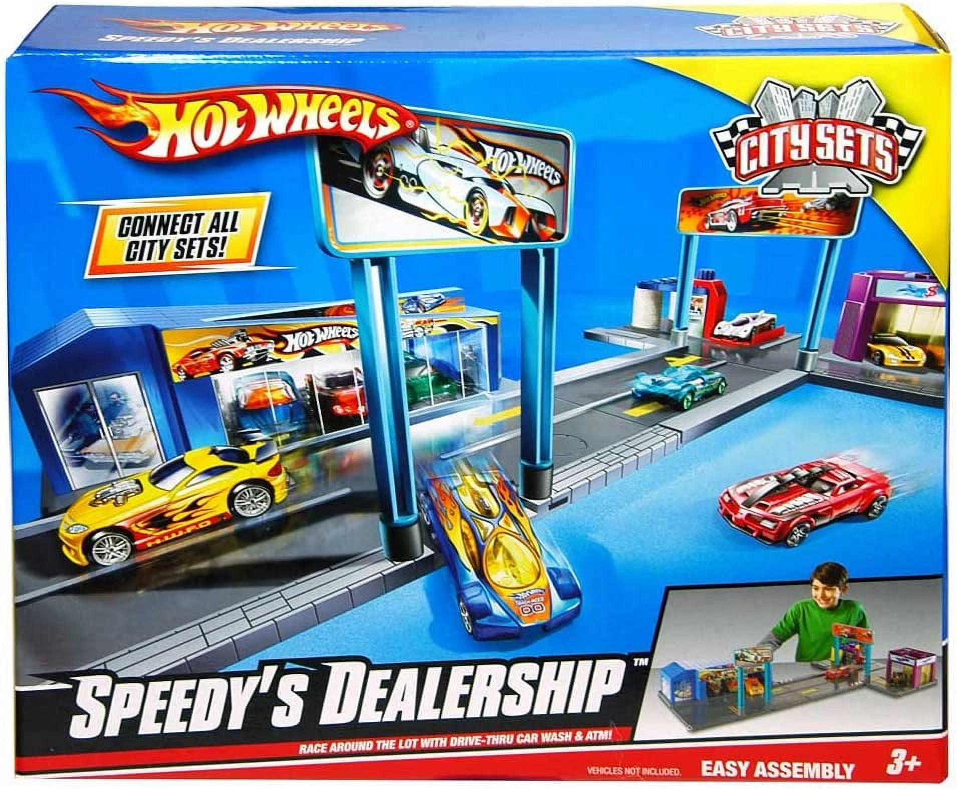 Hot Wheels City Sets - Speedy Dealership Vehicle Playset
