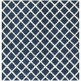 thumbnail image 6 of SAFAVIEH Chatham Jahn Geometric Wool Area Rug, Dark Blue/Ivory, 7' x 7' Round, 6 of 10