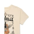 thumbnail image 2 of Wonder Nation Girls Nashville Graphic Short Sleeve T-Shirt, Sizes 4-18, 2 of 3