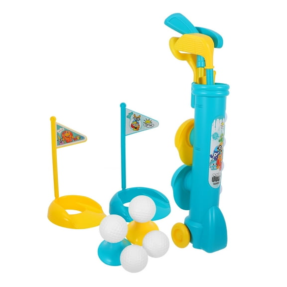 WRISTBIQUE Golf Toy Set Abs Multi Colored for Children Outdoor Games 1Set