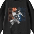 thumbnail image 5 of Naruto Kakashi & Sasuke Crew Neck Long Sleeve Youth Black Sweatshirt
-Small, 5 of 5