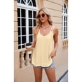 thumbnail image 6 of XCHQRTI V Neck Suspenders Tank Tops for Women Sleeveless Casual Flowy Shirts Tunic Summer Tank Tee, 6 of 8