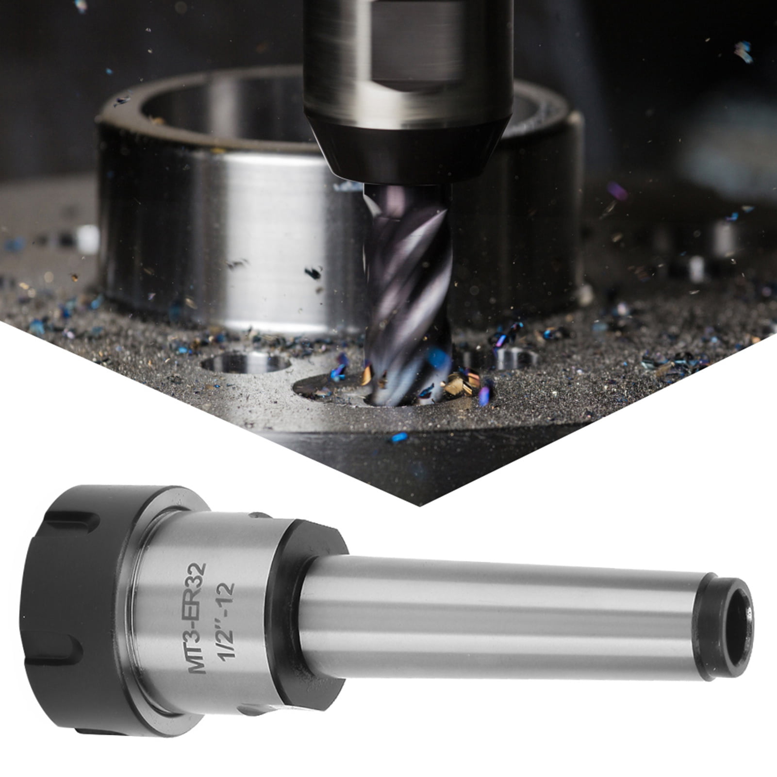 Collet Durable High Accuracy ER32 Collet Chuck for Milling Machines Drilling Factory Machining Centers