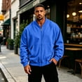 thumbnail image 5 of Bomber Jacket Men Casual Lightweight Zip Up Jackets Spring Fall Long Sleeve Light Flight Jacket with Pockets, 5 of 5