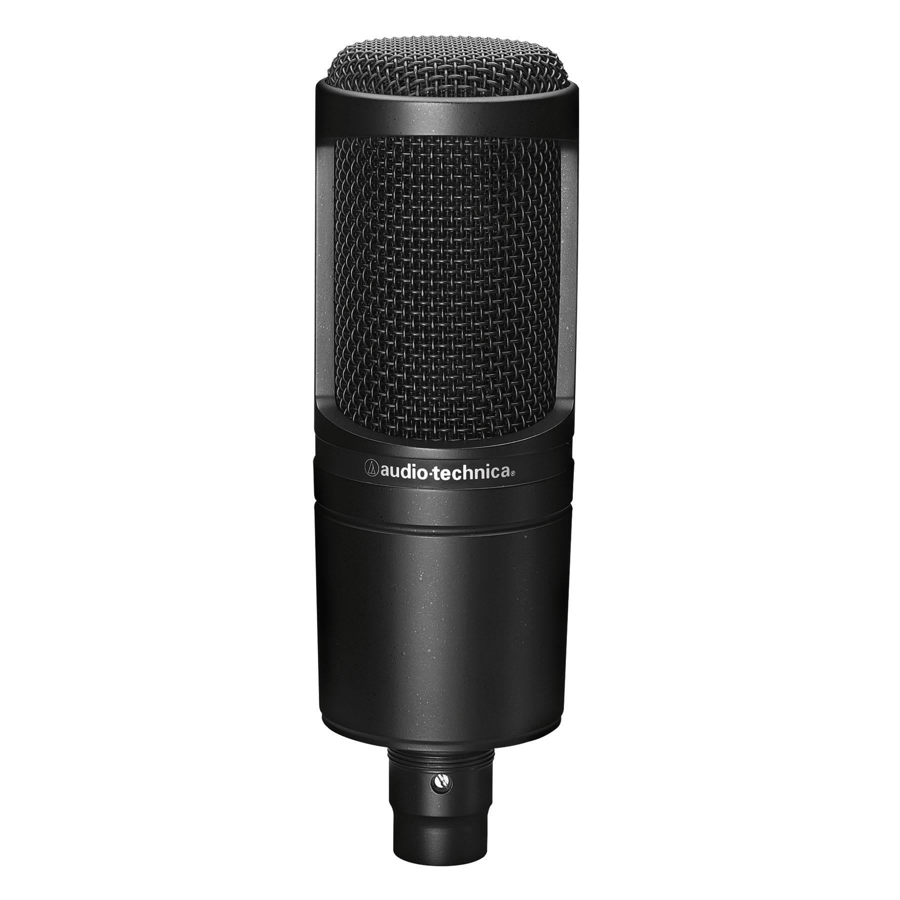 Audio-Technica AT2020 Condenser Microphone w/ Mogami Gold Studio Cable Bundle