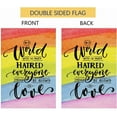 thumbnail image 5 of Gay Pride Saying Garden Flag Vertical Double Sided Rainbow Pansexual Lesbian Yard Outdoor Decor 12.5 x 18 Inches (168374), 5 of 6