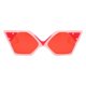 thumbnail image 2 of Gafas de terre vintage para mujer, gafas de terre triangulares, gafas para hombre, , sol rojo 2, 2 of 9