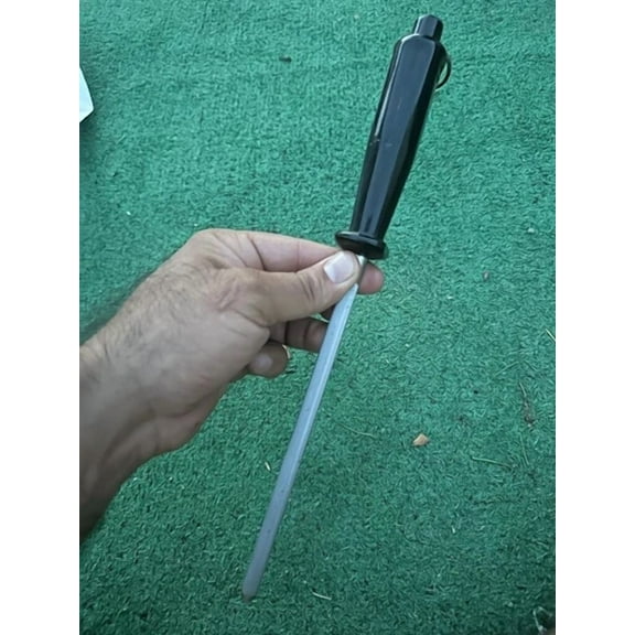 12 Inch Sharpening Steel Honing Rod Oval Stick Kitchen Sharpener Knife Pro X5