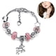 thumbnail image 2 of Brazalete de pulsera con abalorio de diamantes de imitación de cristal brillante con caja de regalo con colgante de unicornio, juego de tarjetas para mujeres y niñas MFZFUKR 220976-3, 2 of 8