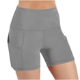 thumbnail image 5 of Tumotour Yoga Athletic Shorts For Women High Waisted Pants Workout Shorts Running Shorts Gym Sports Shorts Tennis Shorts Biker Shorts With Pockets, 5 of 8