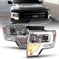 thumbnail image 2 of ANZO For Ford F-150 2009-2014 Projector Headlight Chrome Amber | 111446, 2 of 7