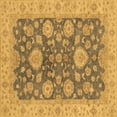 thumbnail image 1 of Ahgly Company Indoor Square Abstract Brown Modern Area Rugs, 4' Square, 1 of 4