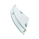 thumbnail image 1 of Wosthever Estante de esquina Suspensión Riel de vidrio SUS304 Baño de acero inoxidable Ducha Ventilador en forma de estante Vidrio templado Juegos de accesorios de baño Capa individual, 1 of 6
