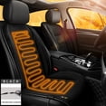 thumbnail image 2 of Wovilon Car Seat Cover 12V Velvet Car Universal Heating Cushion Winter Car Heating Cushion, 2 of 7