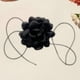 thumbnail image 4 of Gargantilla floral con cordones de flores, accesorios de joyería para vestido, gargantilla de flores, collar para mujeres para cumpleaños, día de San Negro, 4 of 10