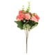 thumbnail image 2 of Bunch Artificial Hydrangea Silk Flowers Wedding Decor White Boda Rosa oscuro perfecl Flores de seda artificiales, 2 of 8