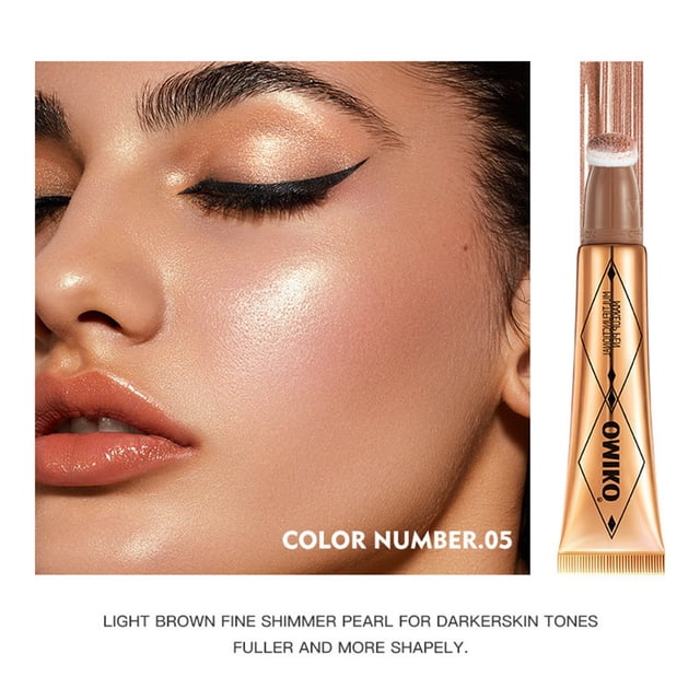 Fiudx Lápiz Cosmético, Colorete En Barra Multifuncional, Iluminador Facial Mate Natural, Corrector de Aplicación Suave, Maquillaje de Acabado Impecable, Uso Diario, Aplicador de Esponja Suave.