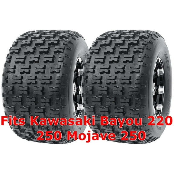 Set 2 WANDA Sport ATV Tires 22x10-10 Kawasaki Bayou 220 250 Mojave 250 Rear P336