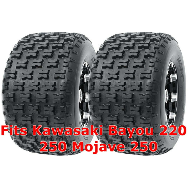 2 WANDA Sport ATV Tires Kawasaki Bayou 220 250 Mojave 250 Rear P336 -