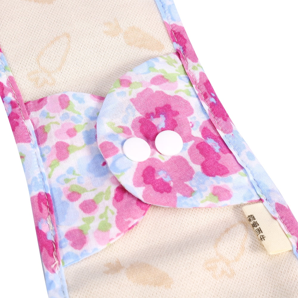 Greensen 2 Styles Feminine Washable Organic Cotton Menstrual Panty Liner Daytime Sanitary Cloth Pads,Pantiliners
