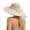 Z49-Beige, variant on XINPING Women's Beaded Straw Sun Hat, Wide Brim UV Protection Beach Vacation Hat with Colorful Bead Detail for Stylish Summer Wear and Travel