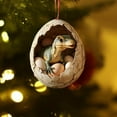 thumbnail image 6 of Dongrere Animal Christmas Ornaments Personalized Acrylic Hanging Woodland Christmas Ornaments for Home, Office and Gift Giving, 6 of 6